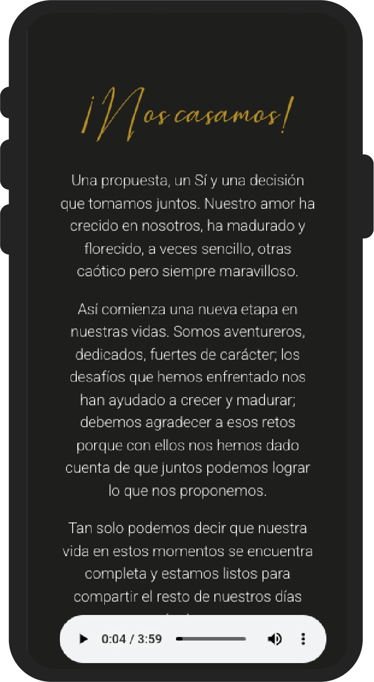 Hoja de administración, invitaciones digitales 8@2x